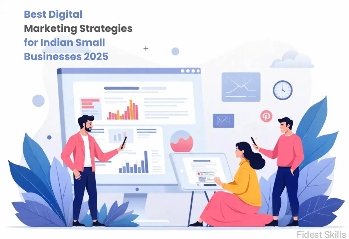 Best Digital Marketing Strategies for Indian Small Businesses 2025- Fidest Skills Pvt. Ltd.