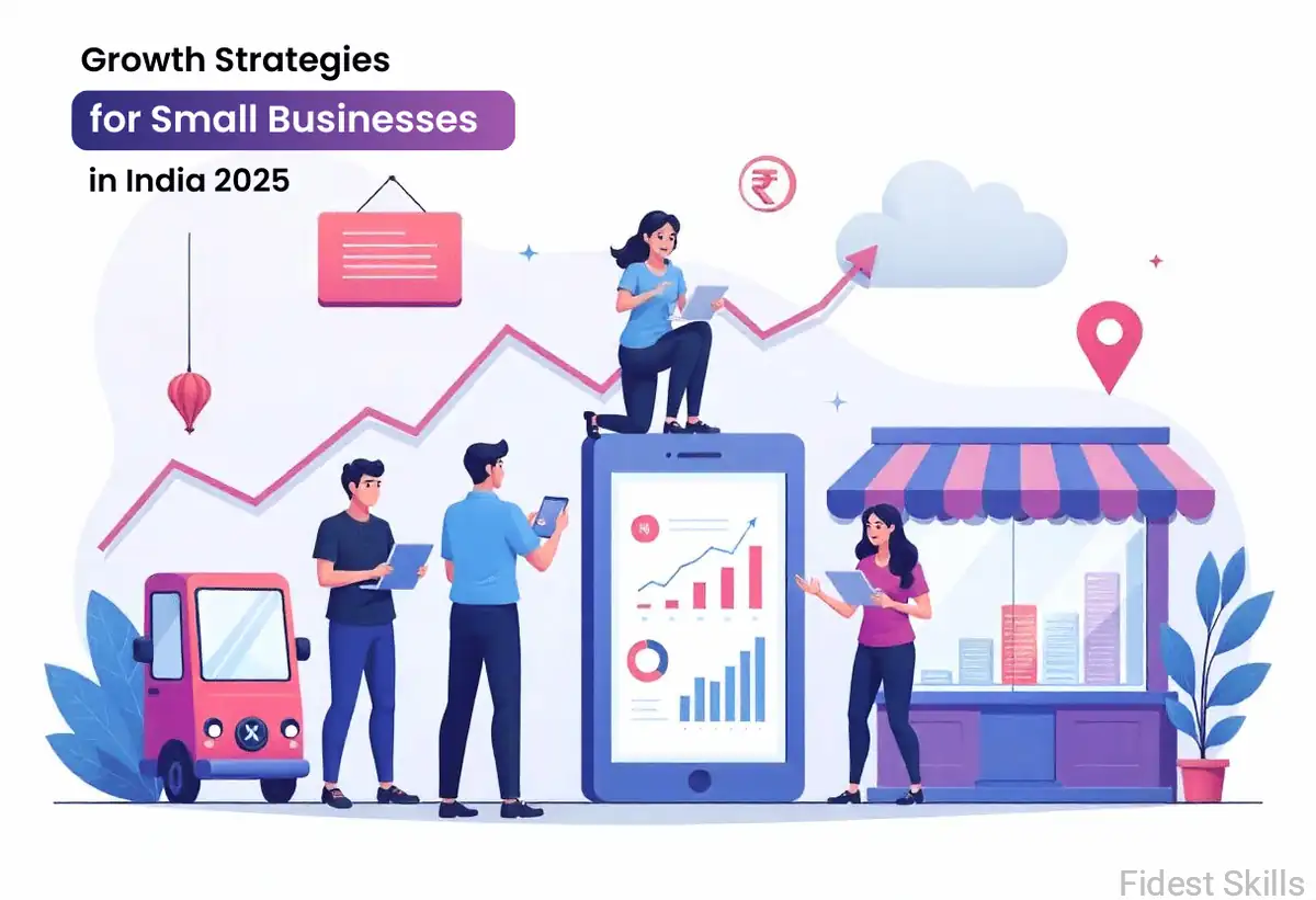 Growth Strategies for Small Businesses in India 2025- Fidest Skills Pvt. Ltd.